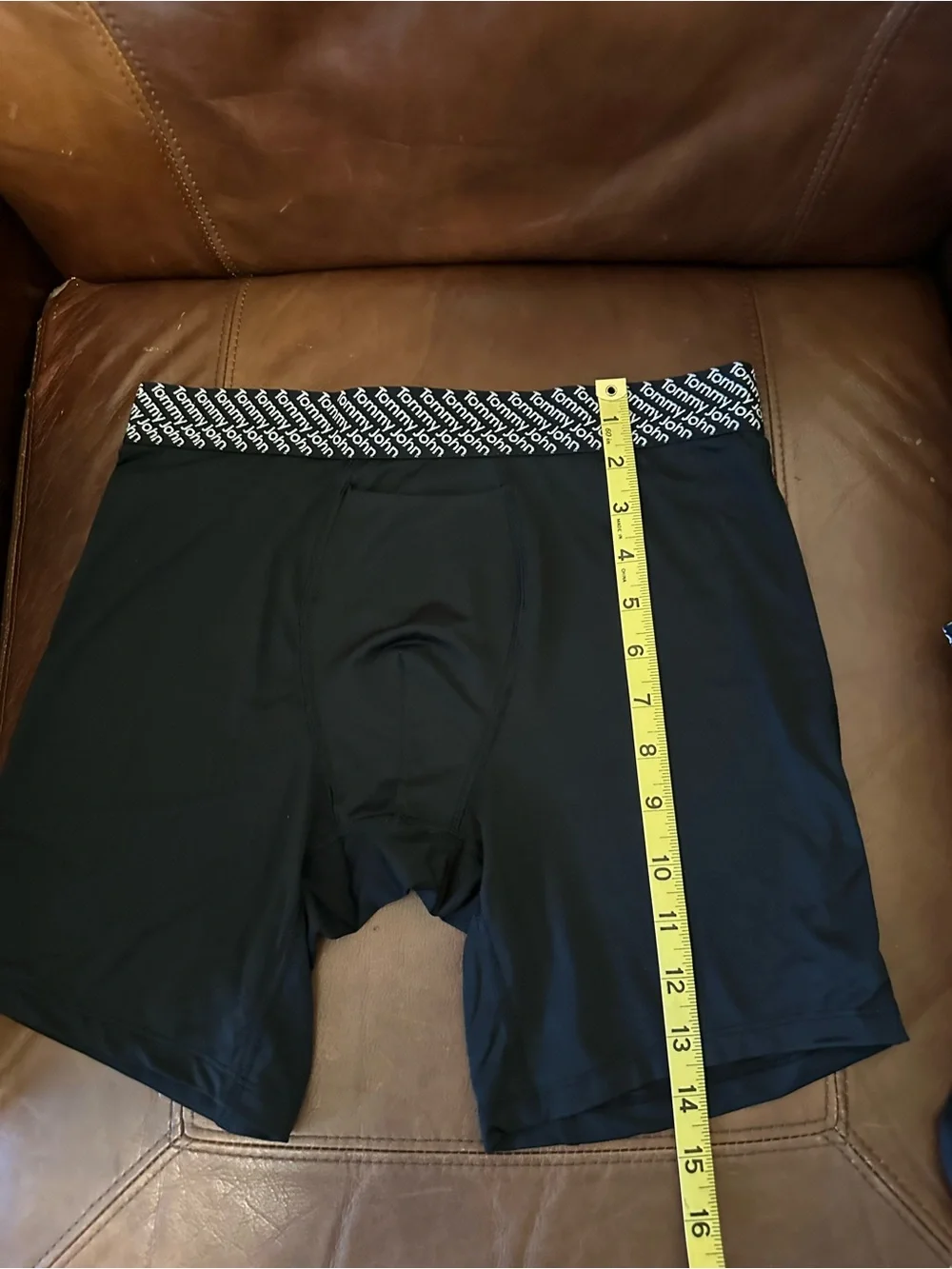 Tommy John | 3 Pairs | Black 6” Performance Basics Boxer Briefs - Men’s Medium